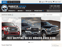 Tablet Screenshot of parleysdieselperformance.com